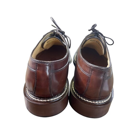 Vito Rufolo Mens Brown Leather Oxford Dress Shoes Size 11D SKU 8623 main image 11